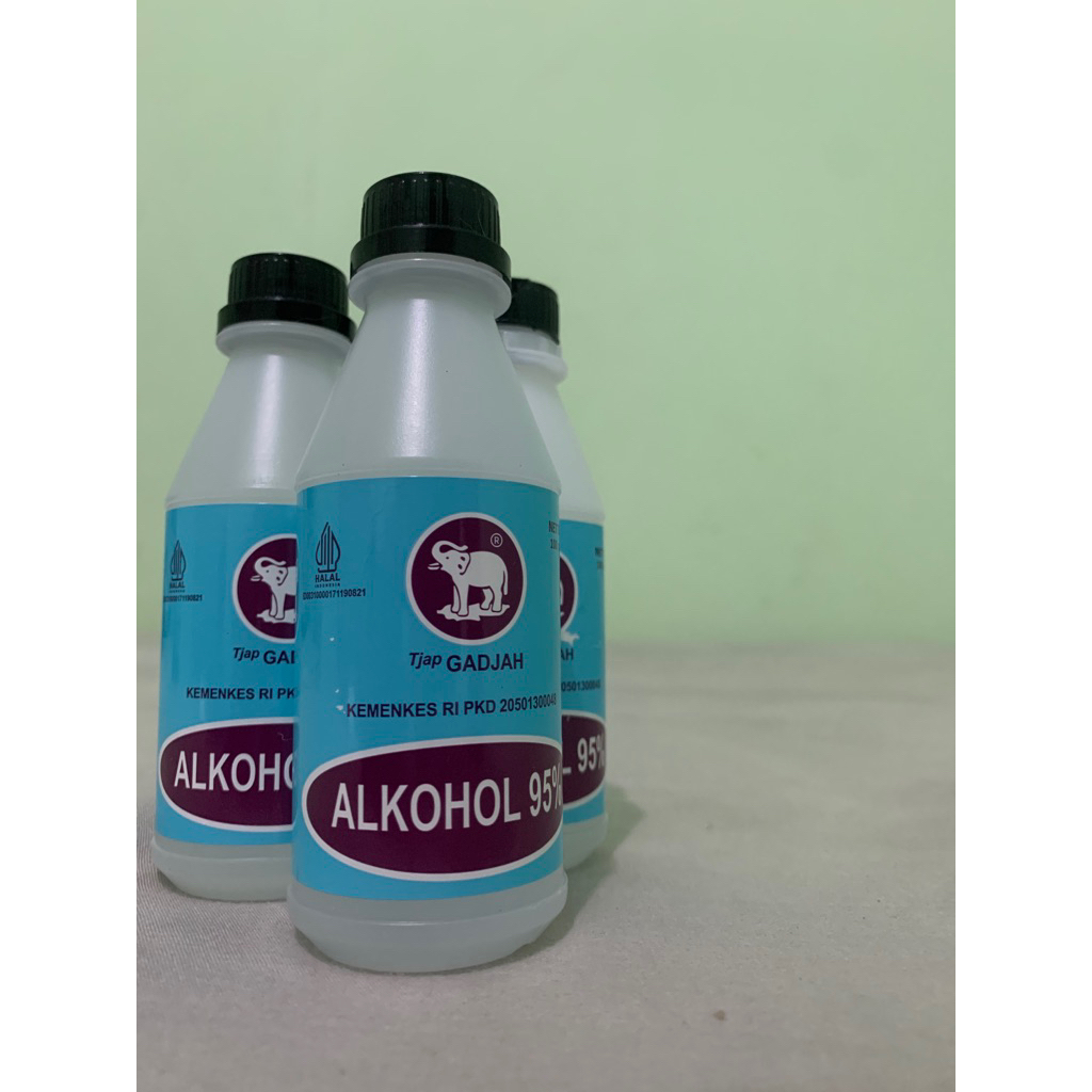 Alkohol 95% Cap Gajah (1 Botol)