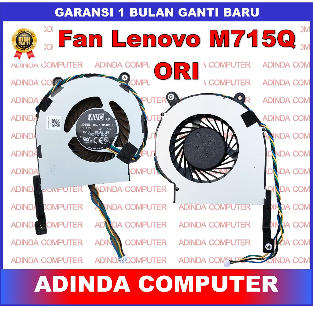 Fan Lenovo ThinkCentre Tiny 3 M715Q M700 M900 M700M93P M73 M83 M900x Desktop 00KT152