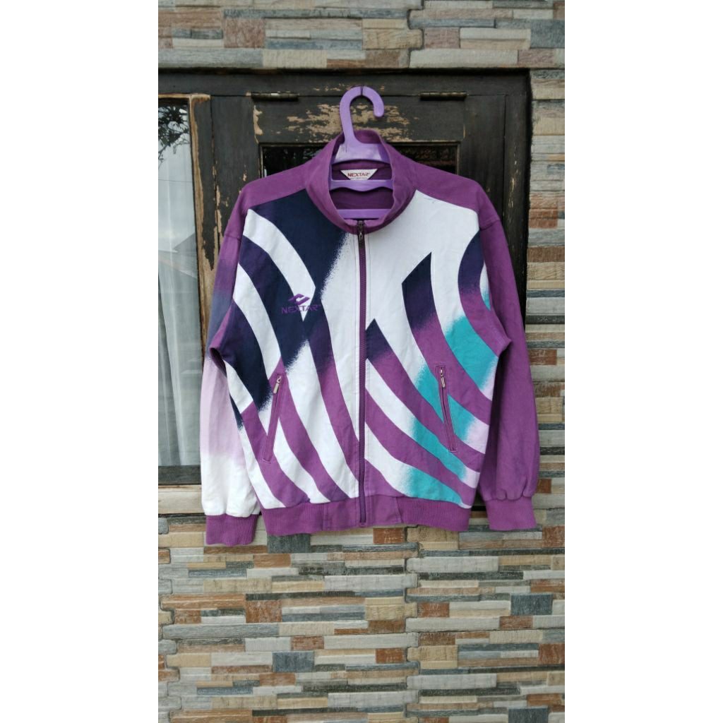 Tracktop vintage boxy colorblock