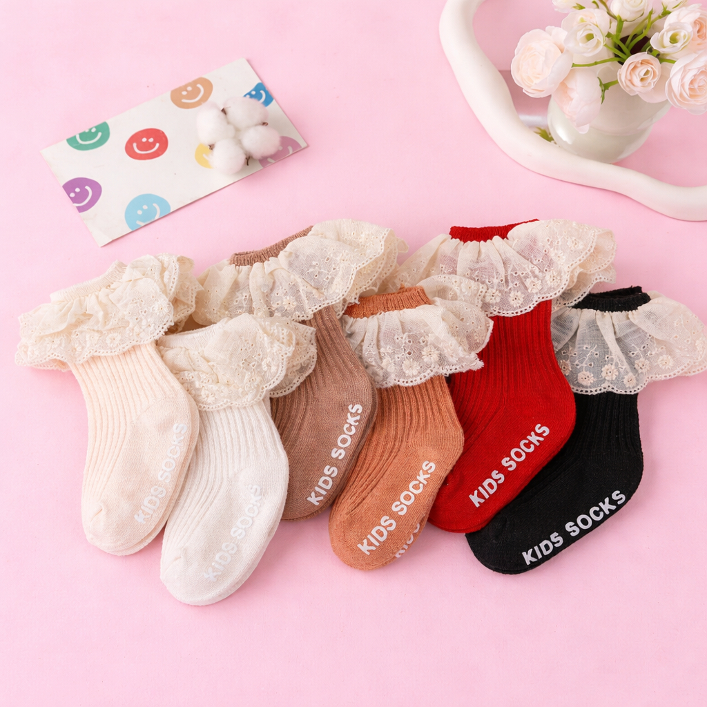 Kaos Kaki Bayi Perempuan RENDA / Kaos Kaki Anak RENDA