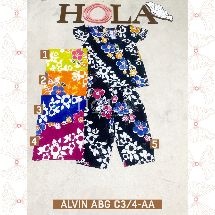 HOLA_FASH | Setelan ALVIN 3/4  abg pendek , setelan hotpant,Setelan Batik, Homie oneset, setcel ruma