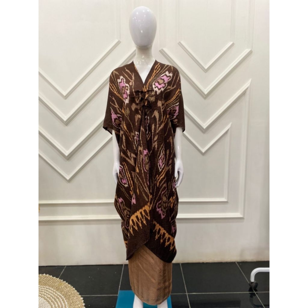 Baju pesta modern, baju pesta murah, set atasan rok lilit.