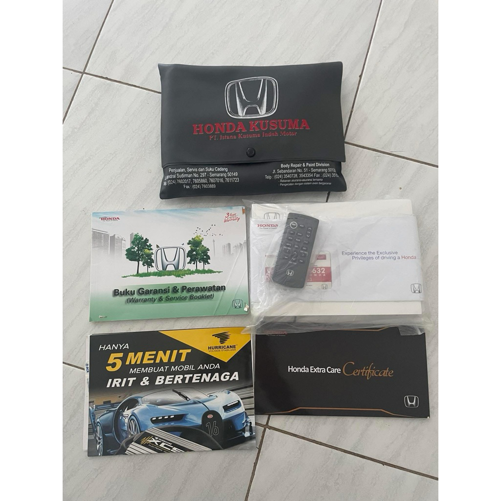 Manual book buku service fullset honda jazz