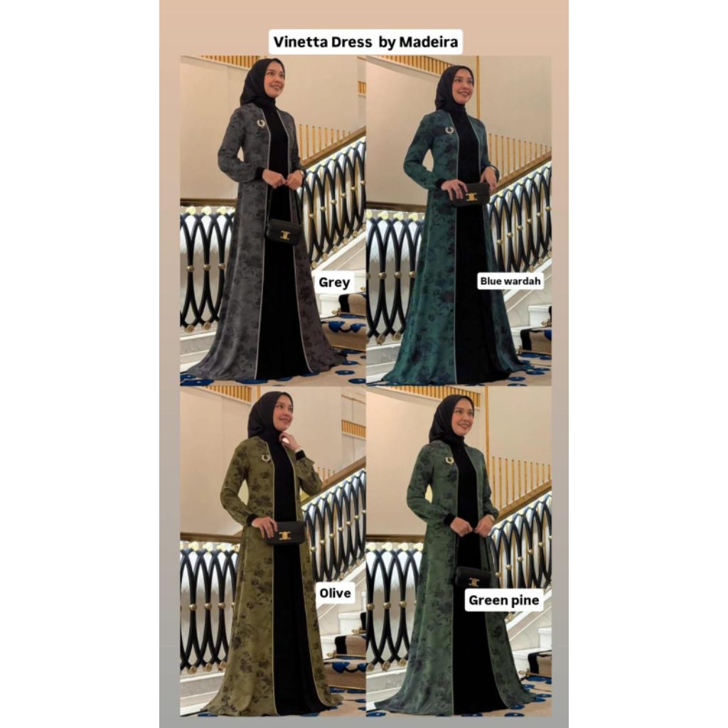 Vinetta Dress By Madeira Original 100%