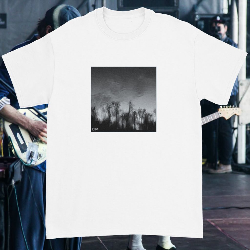 Kaos Band DIIV Cotton Combed 20s (PUTIH)