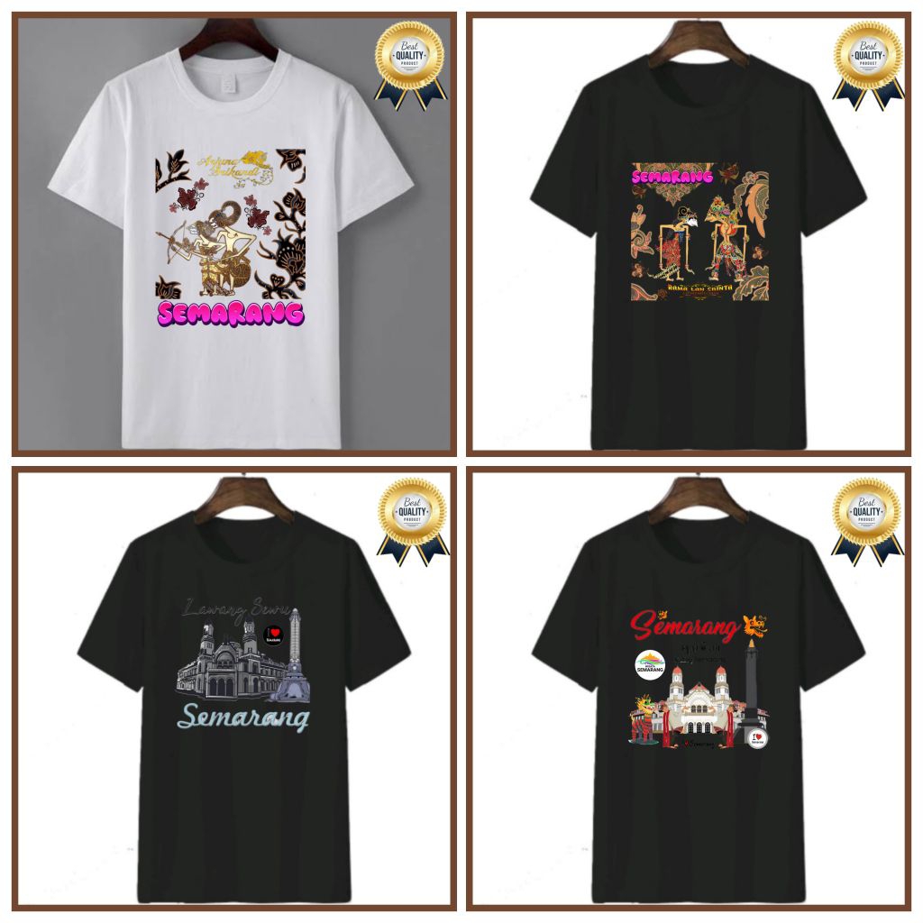 KAOS SEMARANG KAOS KHAS SEMARANG SUVENIR ASLI SEMARANG (DEWASA-ANAK)
