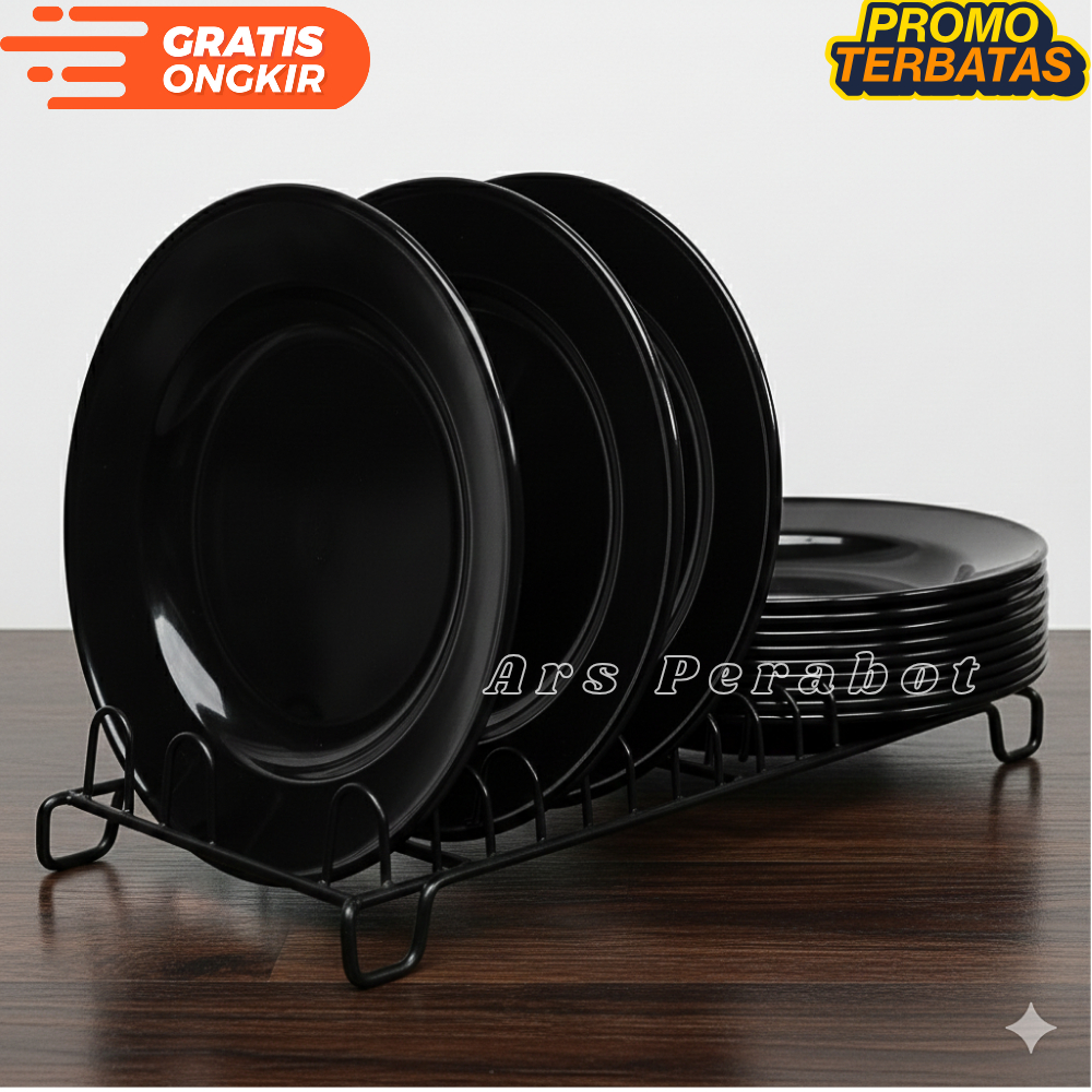 JURAGAN PIRING/ 6PCS PIRING MAKAN MELAMIN ASLI SINGA SINGI ORI BAHAN MELAMIN ASLI 9 INCH TERLARIS