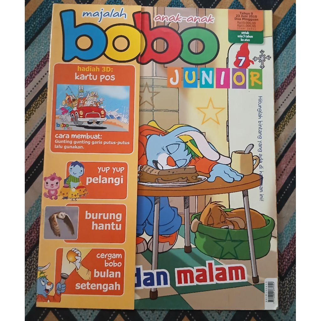 MAJALAH BOBO ANAK-ANAK NO.7 BEKAS ORIGINAL