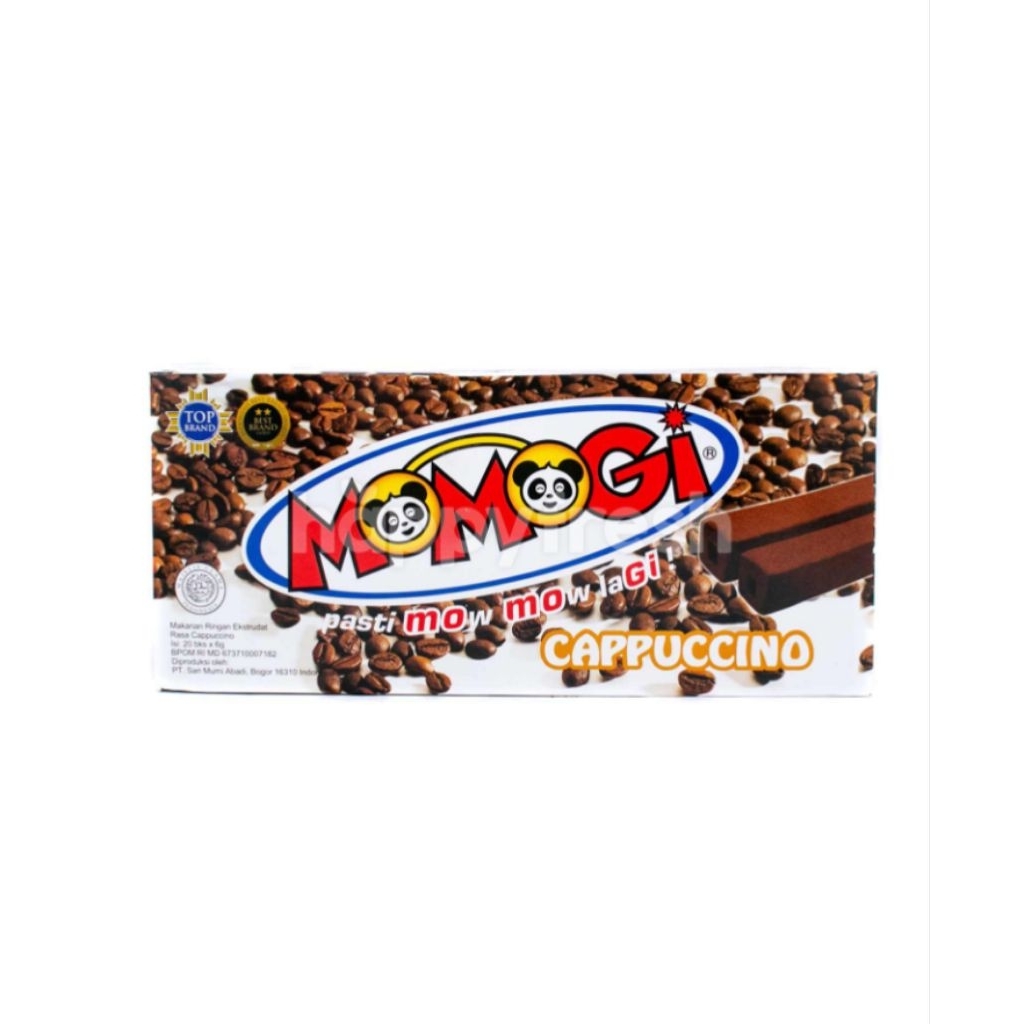 Momogi Makanan Ringan Stik dengan Rasa Cappucino 20 x 6 g