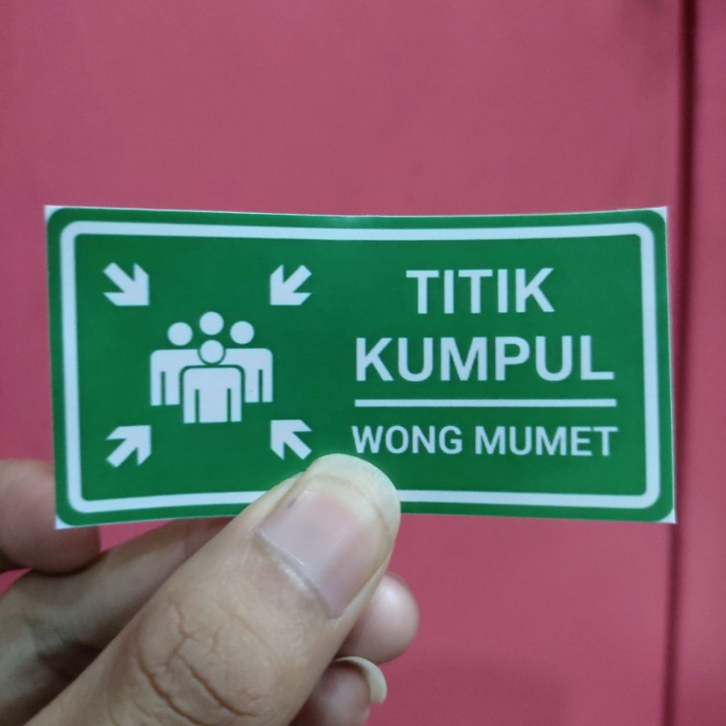 Stiker Titik Kumpul Wong Mumet