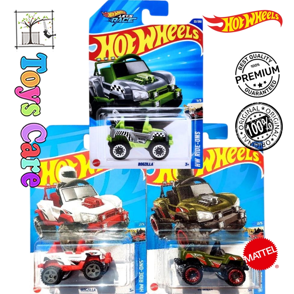HOTWHEELS BOGZILLA 2022 HIJAU PUTIH ABU - LEGO MINIFIG JEEP OFF ROAD HUMMER HW RIDE ONS ORIGINAL PRO