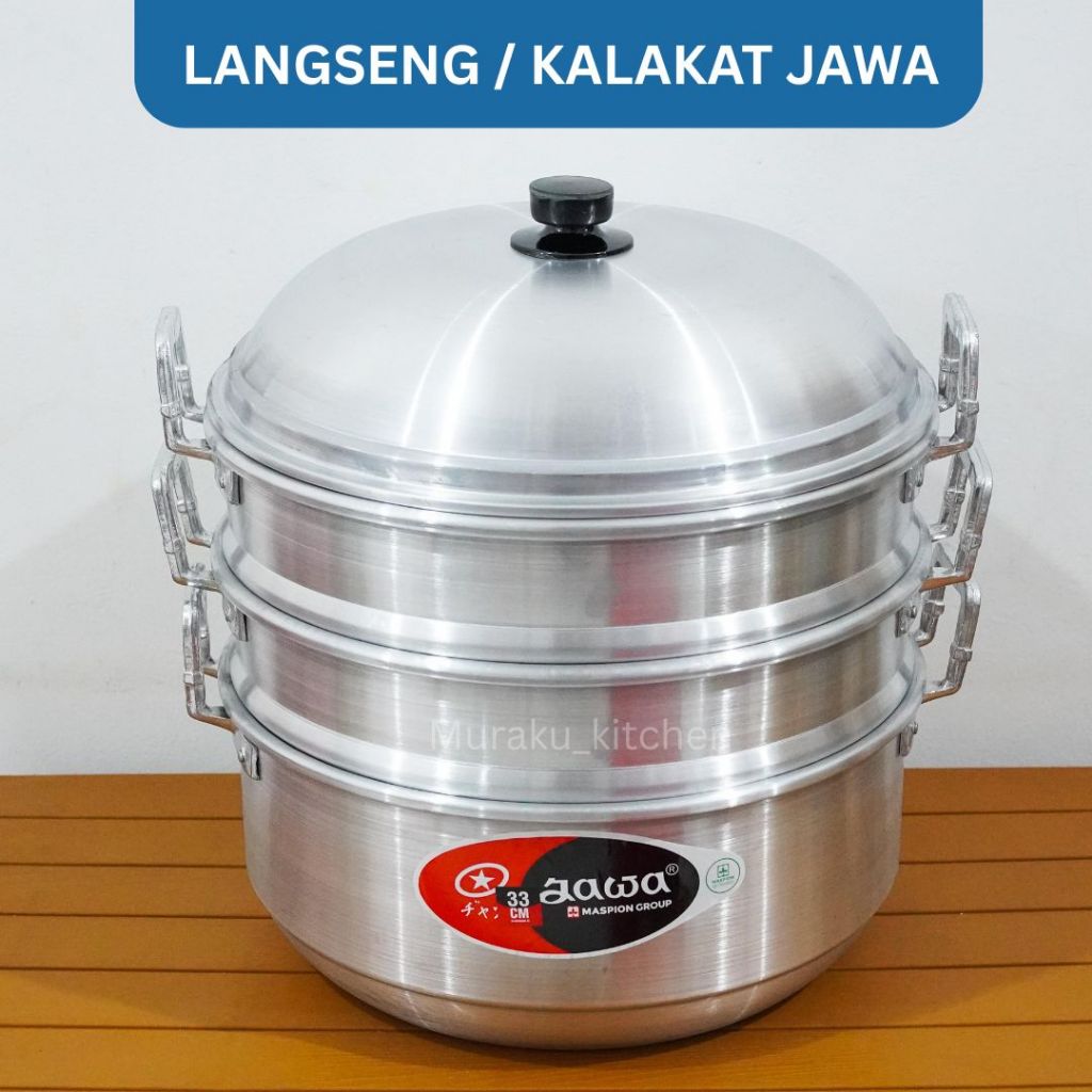 LANGSENG / KALAKAT / PANCI KUKUSAN SUSUN 3 JAWA MASPION ALUMUNIUM
