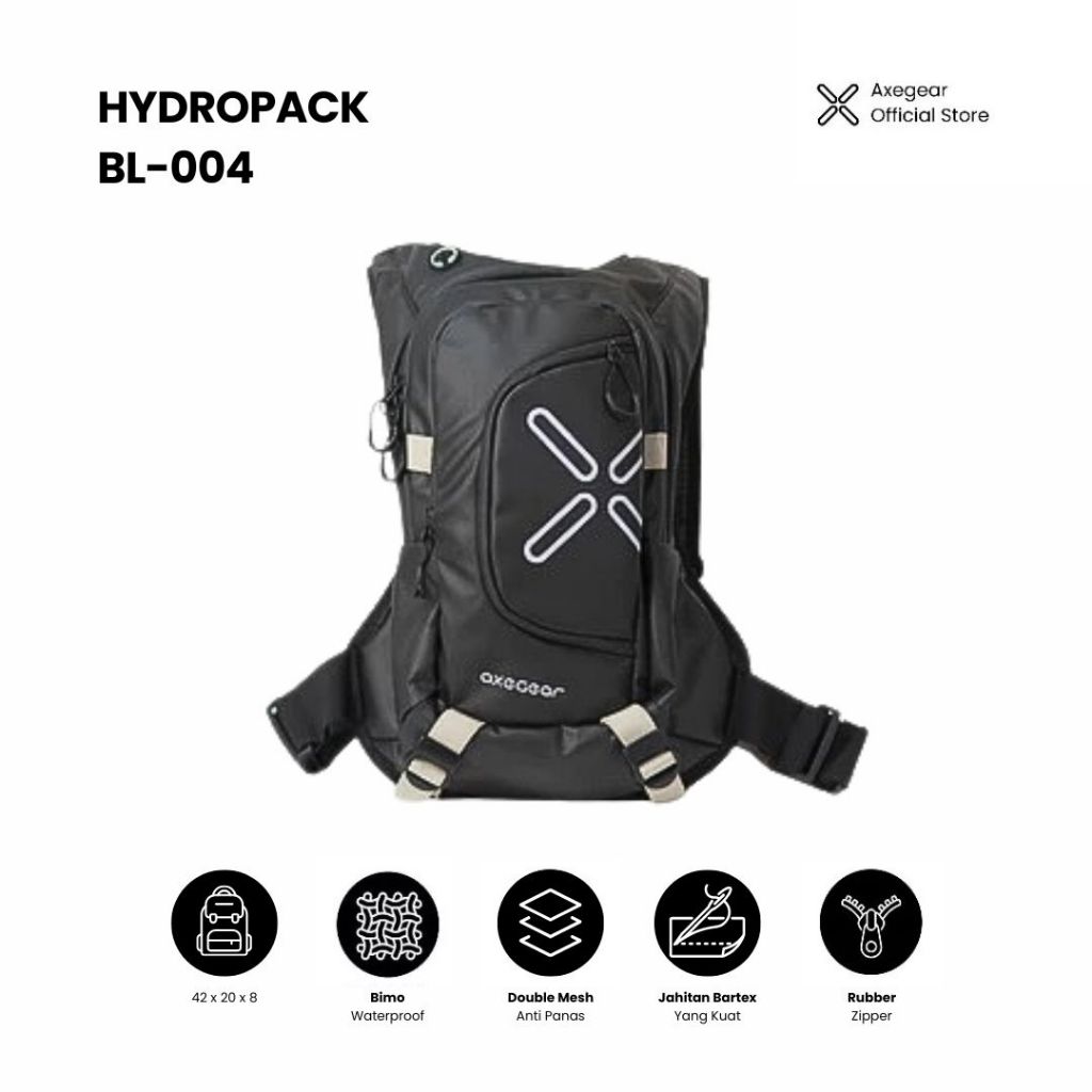 Tas Ransel HYDROPACK BL 004 RKYND - AXEGEAR Tas ransel hydropack penge