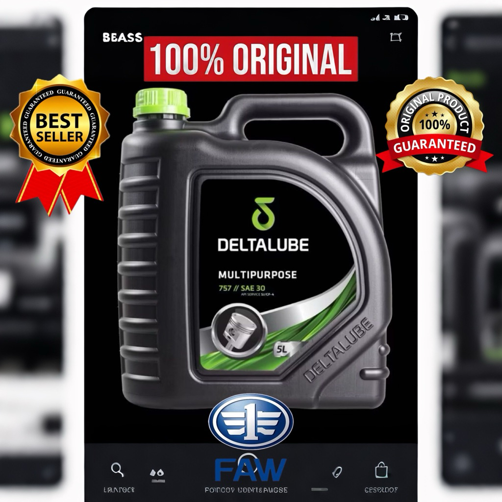Oli Mesin Deltalube 757 Multipurpose Sae 30W - 5L Mobil Diesel & Bensin