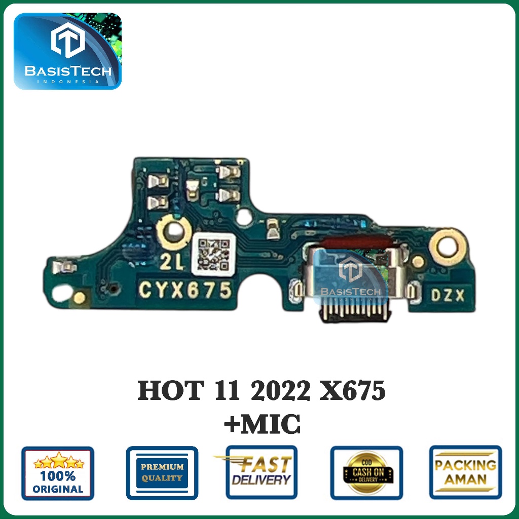 FLEXIBLE KONEKTOR PAPAN CAS CHARGER FOR INFINIX HOT 11 2022 - X675 ORIGINAL QUALITY