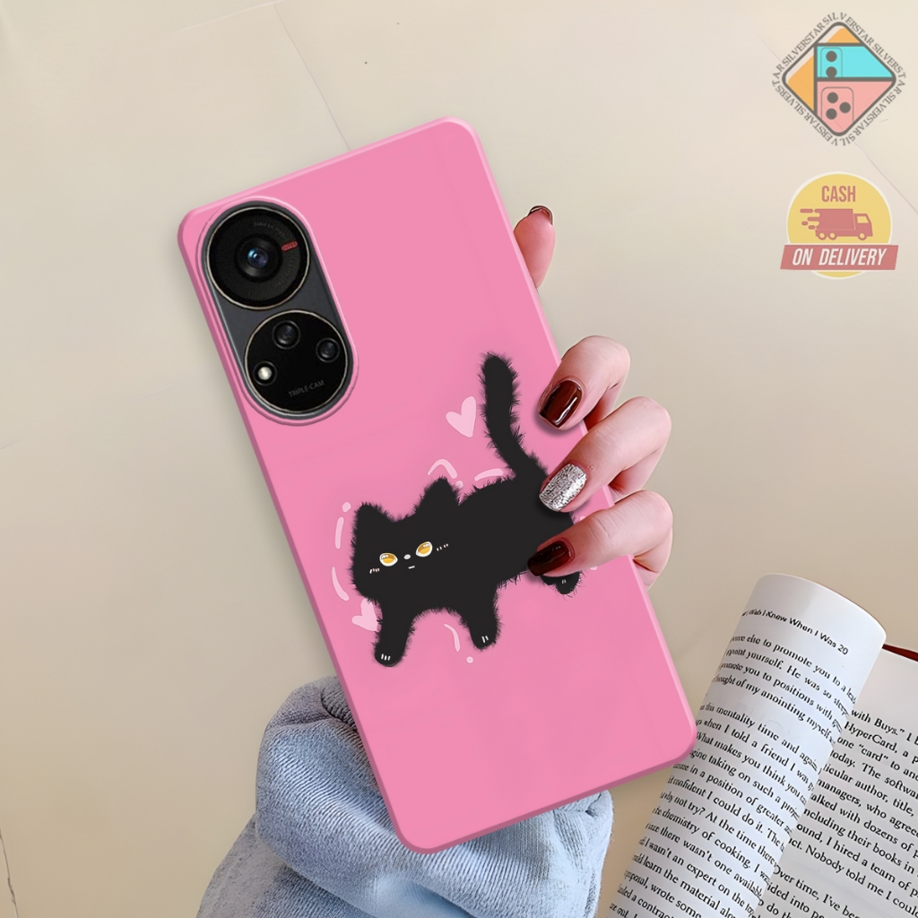 ZTE Blade V40s  Macaron Square Black Softcase ZTE Blade V40s