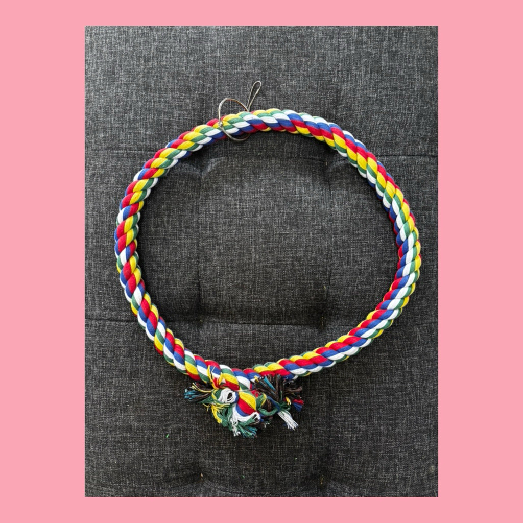 Parrot Toys Mainan Tali Parrot Burung Kakatua Macaw Falk Conure Macaw