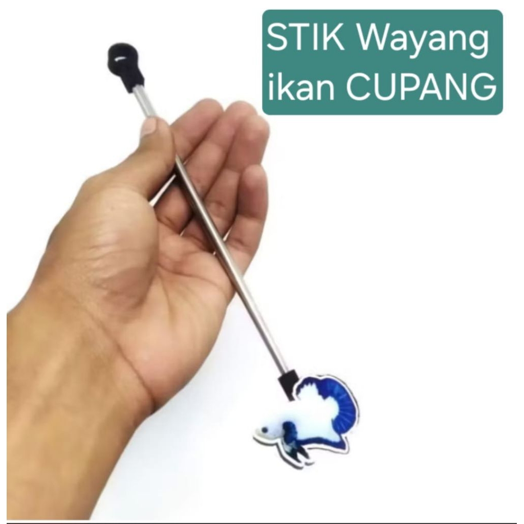 STIK WAYANG CUPANG / mental stik ikan cupang alat melatih