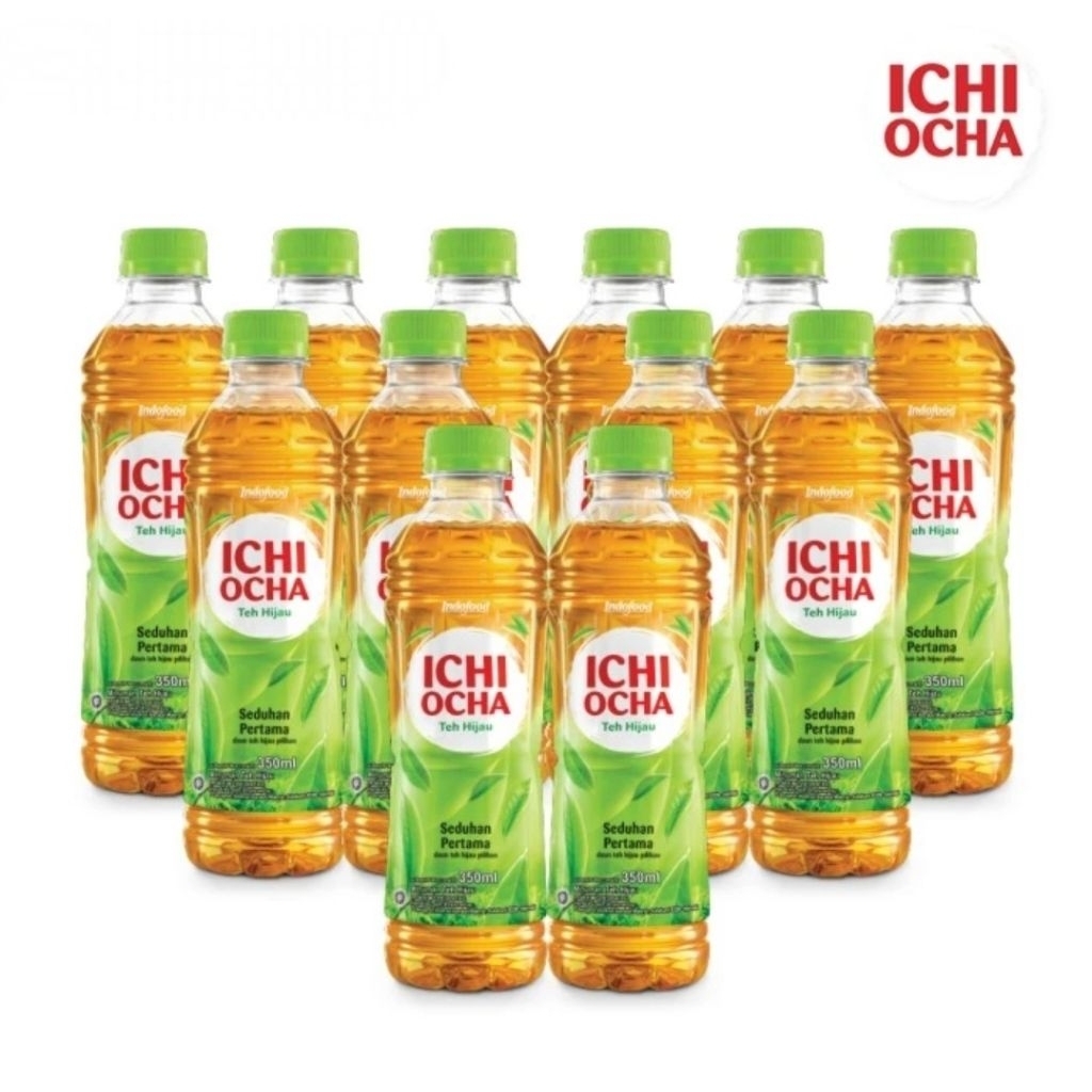 12pcs - Ichi Ocha Teh Hijau 350 gr / Minuman Ichi Ocha