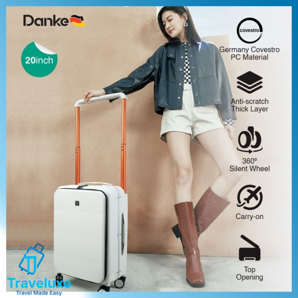 Danke Horizon Top Load 20inch H9876-20 - Koper Kabin 20in Buka Atas Anti Gores Baret Pecah Tahan Ban