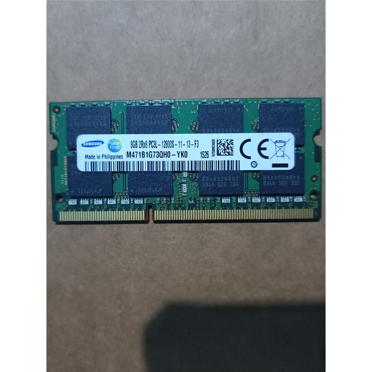 RAM Laptop DDR3L-12800 8GB Bekas Garansi 1 Minggu