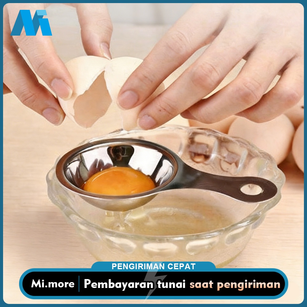 Mi.more Pemisah Kuning Telur Stainless Pemisah Kuning Telur Pemisah Telur Yolk Egg Stainless