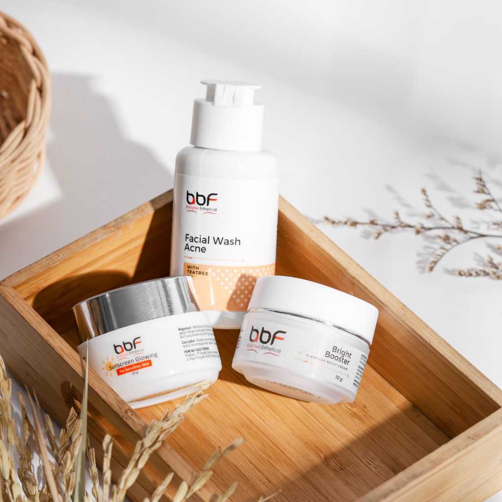 Skincare Babyfee Acne - Skincare Bbf Acne Isi 3 - Paket Acne Bbf isi 3