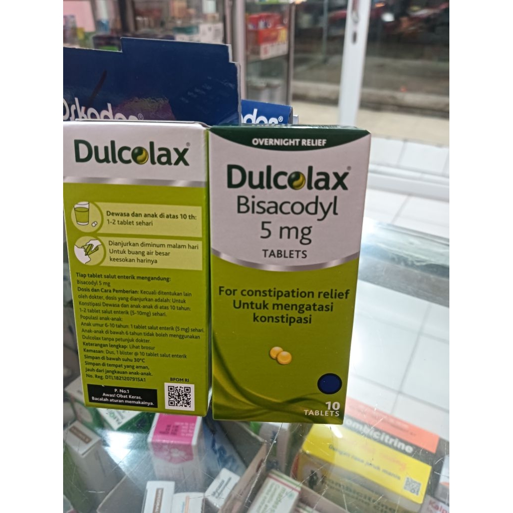 DULCOLAX Bisacodyl 5 mg Tablet 1 Kotak isi 10 tablet - Untuk Konstipasi Dewasa dan Anak