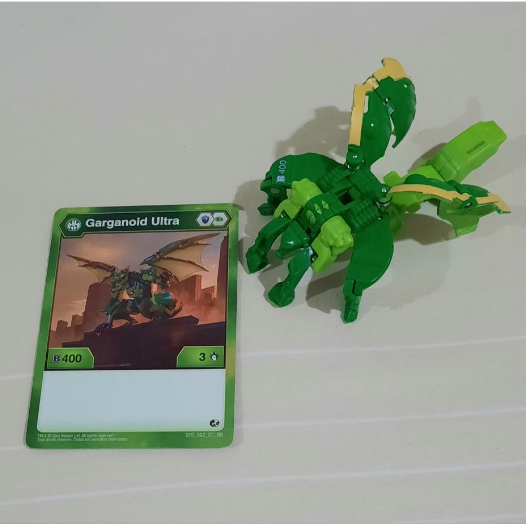 Bakugan Battle Planet Garganoid Ultra ventus character card merek spin master
