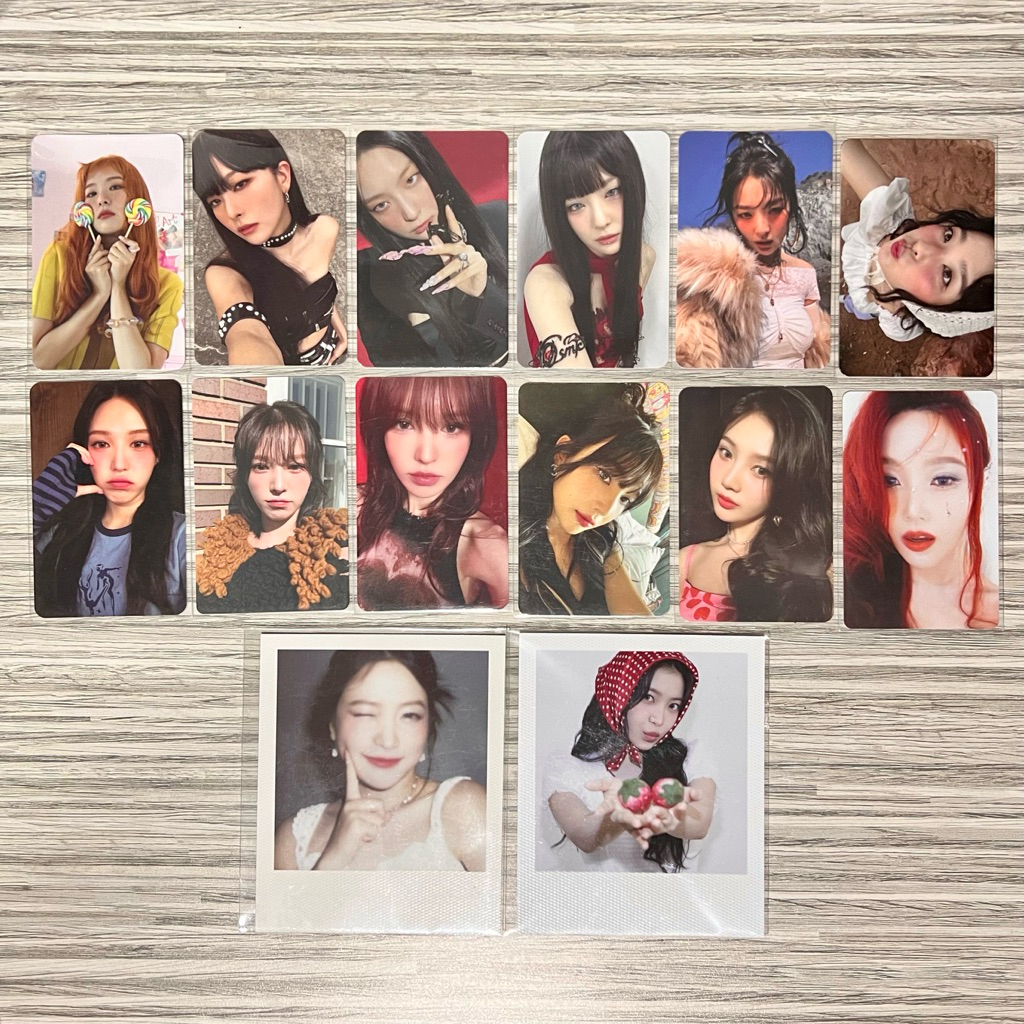 Official PC / Photocard RED VELVET Irene Seulgi Wendy Joy Yeri