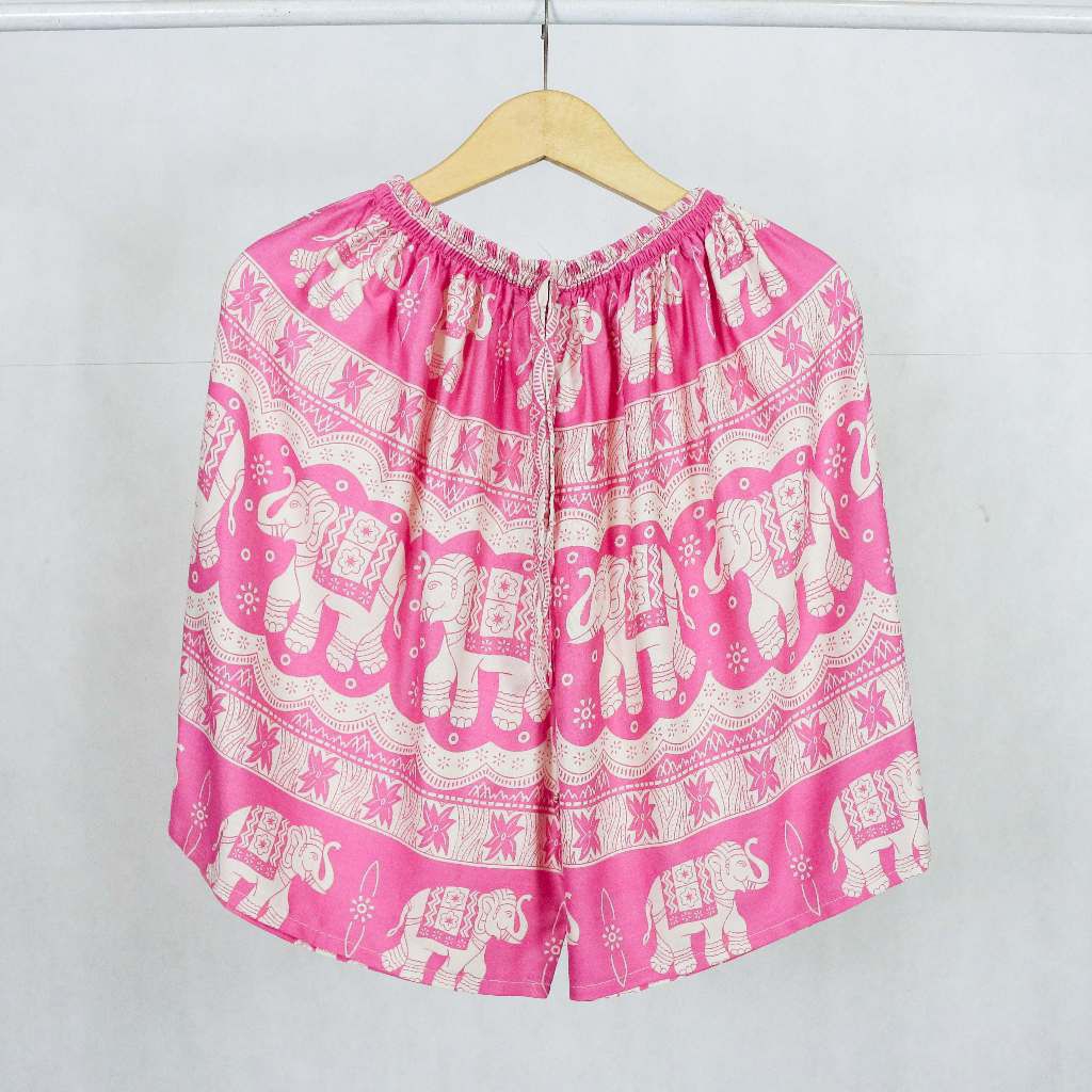 Celana Pendek Wanita/Pria Motif Gajah Selutut