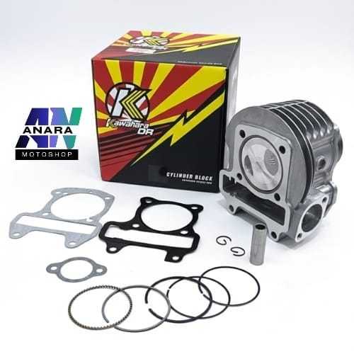 Kawahara Racing Cylinder Block Kit Beat Karbu 54.5mm BLOK SEHER BEAT KARBU 54,5MM KAWAHARA RACING
