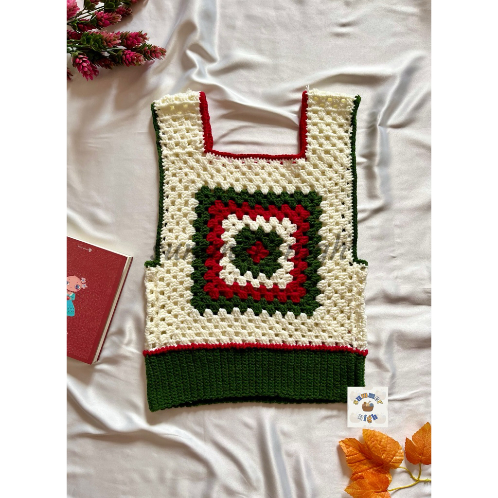 Square Vest - Handmade Crochet