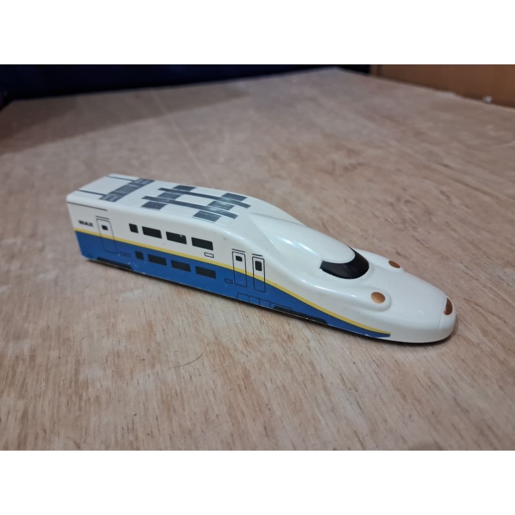 Mainan Kereta Putih Hokben Shinkansen Diecast Train Locomitif Mcd Happy Meal mcdonalds