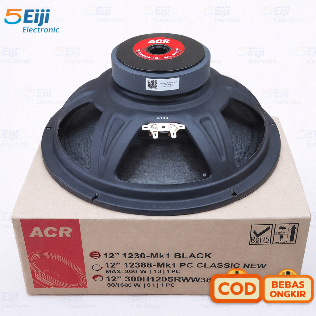 Speaker Fullrange ACR 12inch 1230 Black