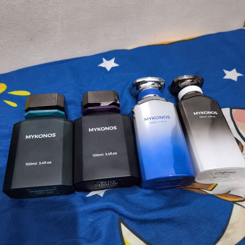 Preloved Mykonos ukuran 100ml california blue sorrento penthouse