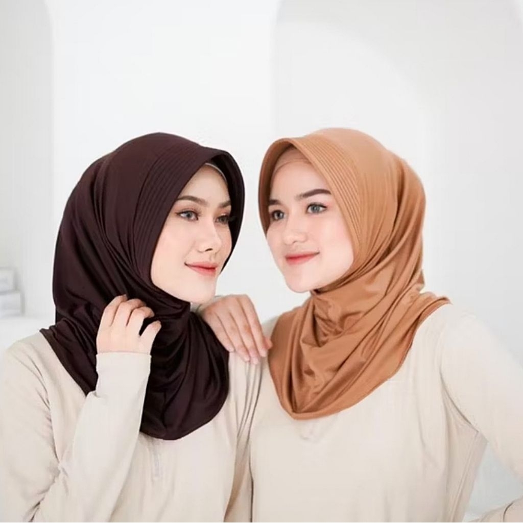 Premium Hijab Sport Jilbab Sport Bergo Sport Hijab Sporty Olahraga Hijab Sport Premium