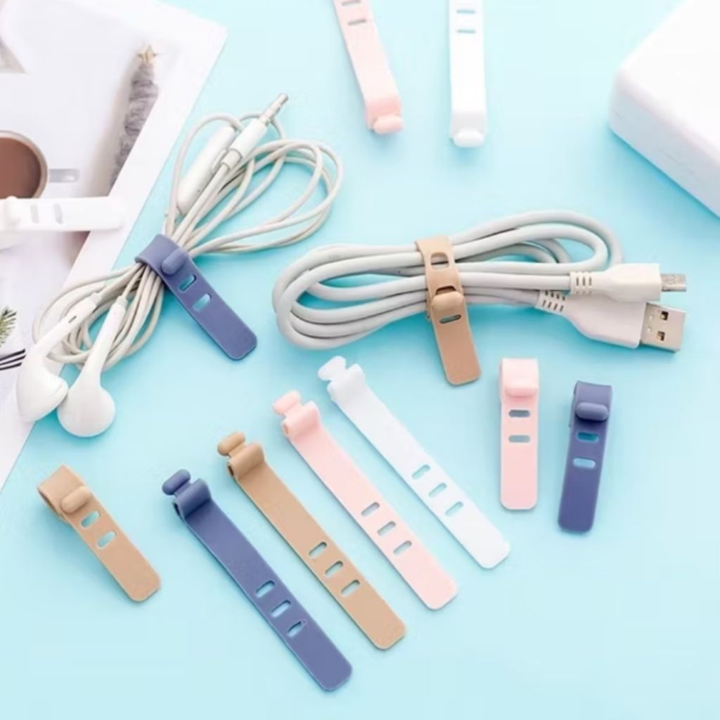 KarensMart Pengikat Kabel Charger Silicon