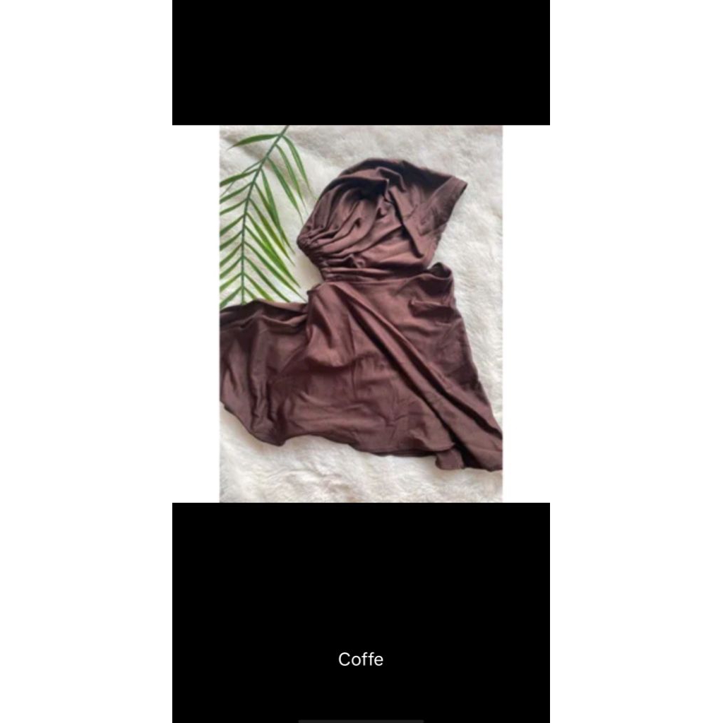 Ciput Ninja Tali Belakang Polos | Bahan Spandek Jersey Adem & Elastis