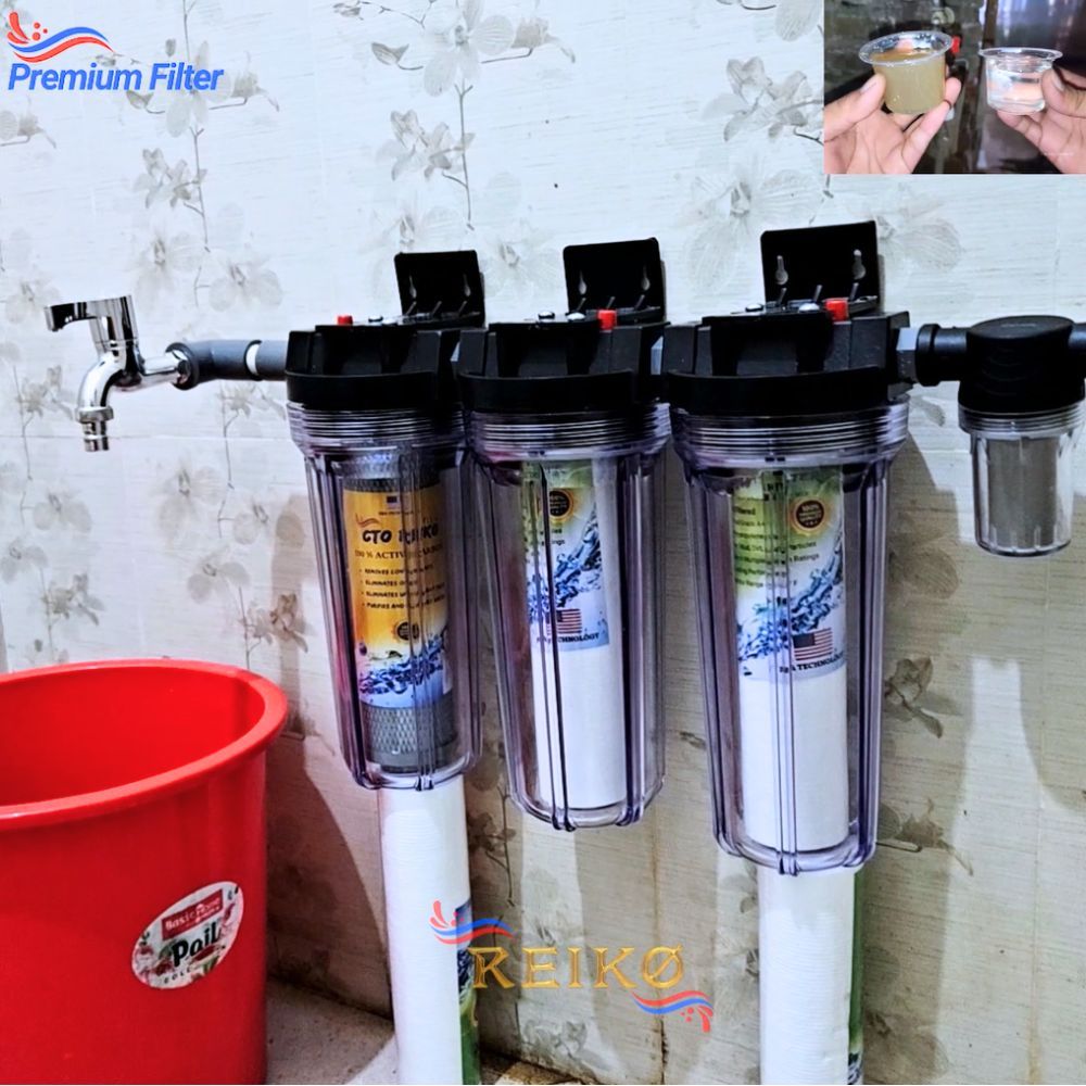 PENJERNIH AIR KRAN PDAM SUMUR BOR KUNING DAN BAU TERBUKTI AMPUH MENJERNIHKAN AIR TINGGAL PAKAI REIKO