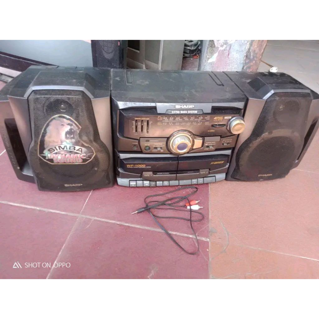 RADIO TAPE SHARP SIMBADA SECOND NORMAL