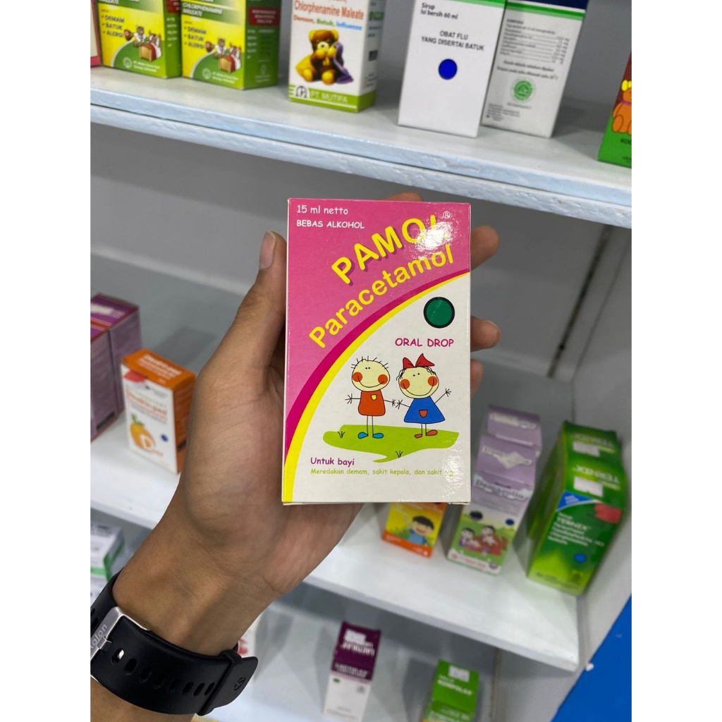 Pamol Oral Drop 15ml Paracetamol Bayi Anak