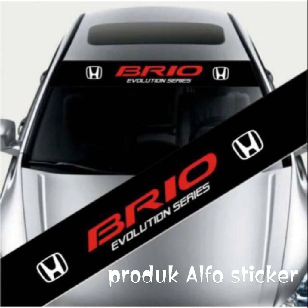 promo termurah sticker mobil kaca depan Honda Brio