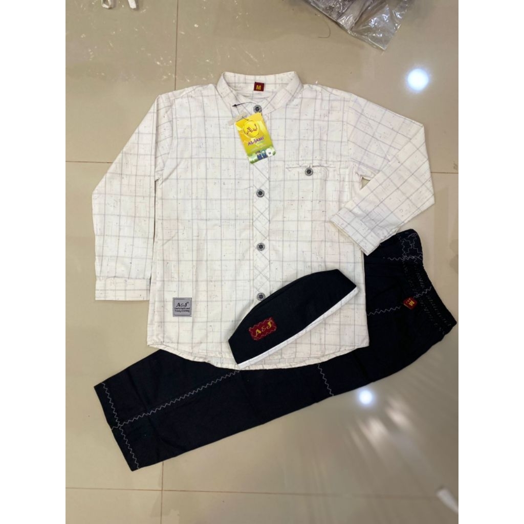 Setelan koko anak BENHILD By A&J lengan panjang/koko anak A&J lengan panjang/koko kasual A&J lengan 