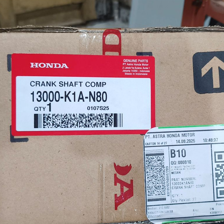 13000K1AN80 Kruk As Stang Seher Set Honda BeAT K1AL 13000-K1A-N80