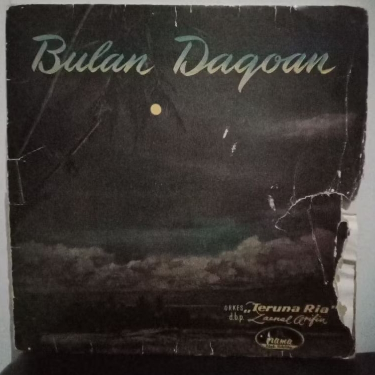 Vinyl Piringan Hitam 12 inch Oslan Husein - Bulan Dagoan - Orkes Taruna Ria