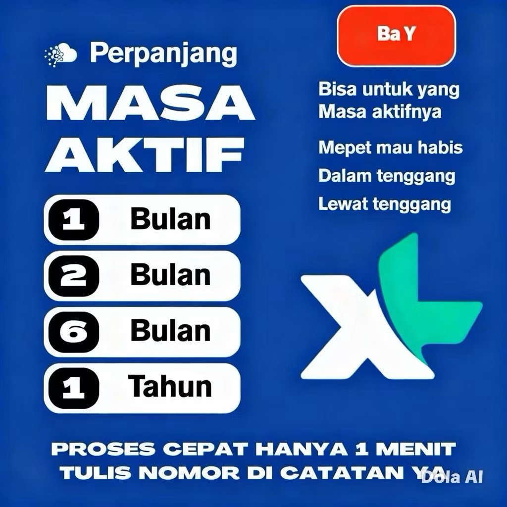 Perpanjang Masa Aktif XL 1 Tahun
