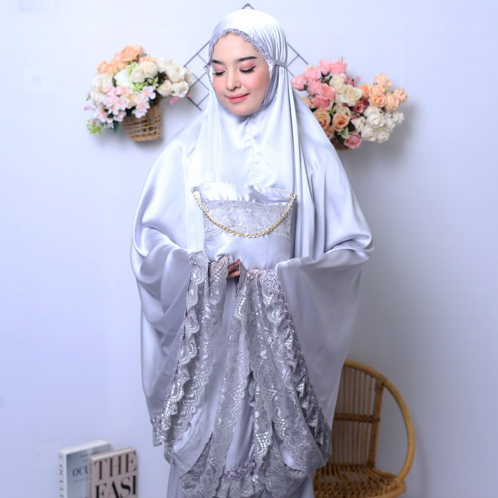 MUKENA MEWAH / MUKENA CANTIK / MUKENA DEWASA / MUKENA VIRAL / MUKENA CANTIK / MUKENA SUTRA