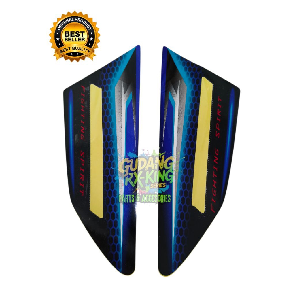 Striping Stiker Lis Box Aki Rx King RxKing 2006-2007 Biru Original Lospek