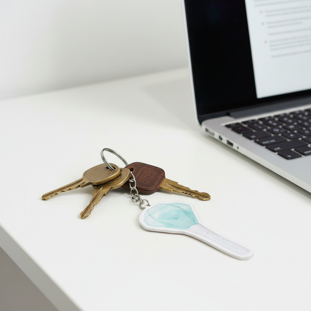 Shinee Lightstick gantungan Kunci Ganci Kpop Keyring Keychain bahan kayu